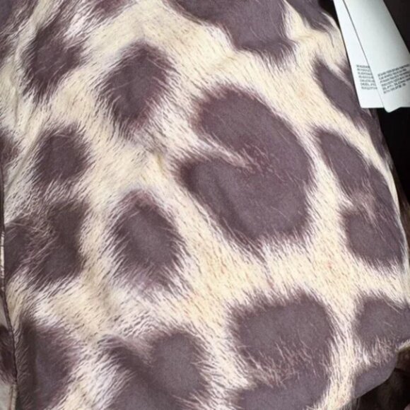 H&M Studio Animal Print Down Filled Long Puffer Coat XL - Picture 9 of 14